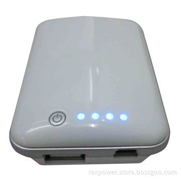 Power Bank, 2,000mAh Li-polymer Cell Capacity, Charge for iPhone, iPad and More Mobile Phones